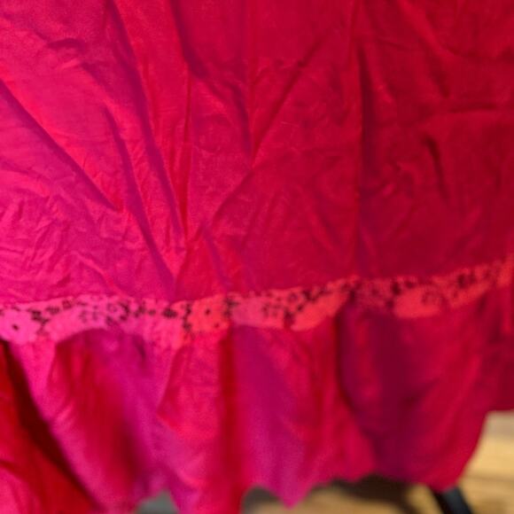 SBetro Red Plus Size Boho Maxi Dress – Long Sleeve, Size 3X - Picture 7 of 9